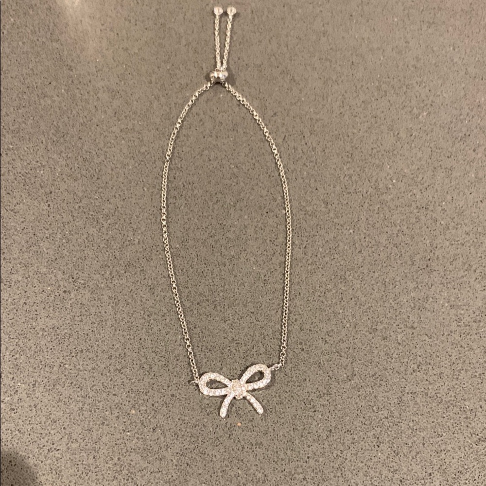 Chic Silver Bow Bracelet 3 for $20